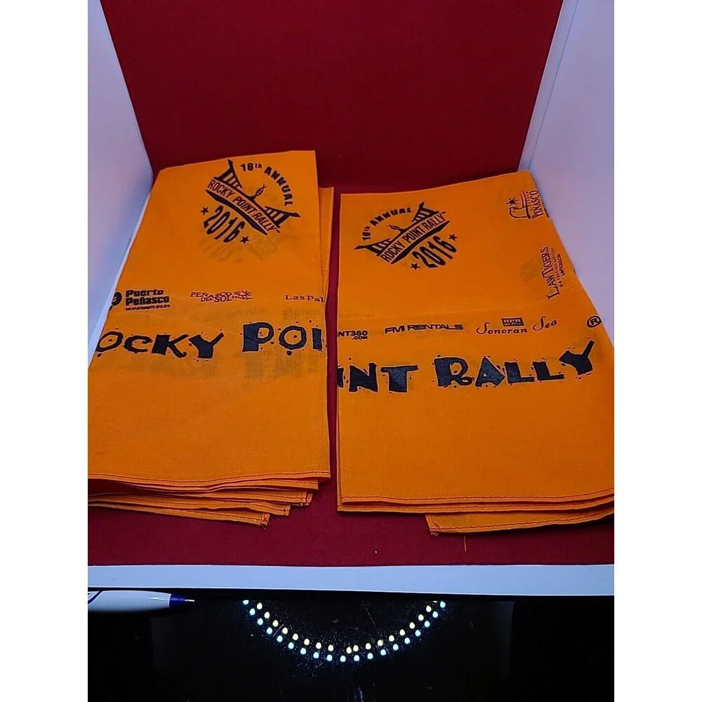 2016 Rocky Point RALLY BANDANNA 16TH ANNUAL Headgear 22